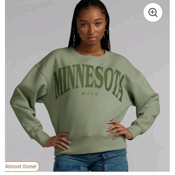 Fanatics signature women's crew neck sweatshirt size 3xl MN Wild Hockey NHL - Picture 1 of 7